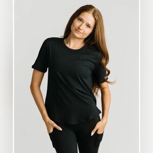 Zyia Active Black Go To Tee